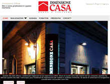 Tablet Screenshot of dimensionecasaracale.it